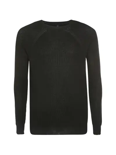 MD75 crew-neck sweater - Black