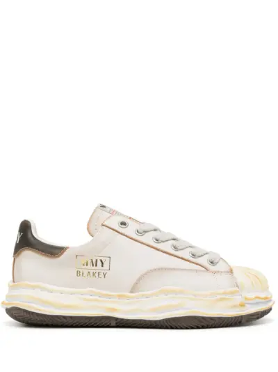 Maison MIHARA YASUHIRO Blakey OG Sole leather sneakers - White