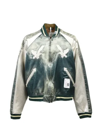 Maison MIHARA YASUHIRO Souvenir bomber jacket - Green