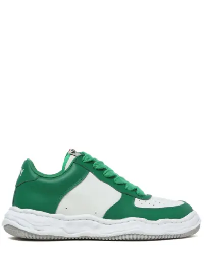 Maison MIHARA YASUHIRO Wayne low-top leather sneakers - Green