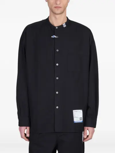 Maison MIHARA YASUHIRO cotton shirt - Black