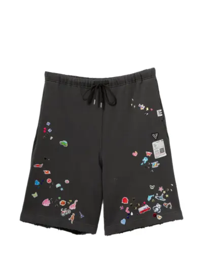 Maison MIHARA YASUHIRO graphic embellished trousers - Grey