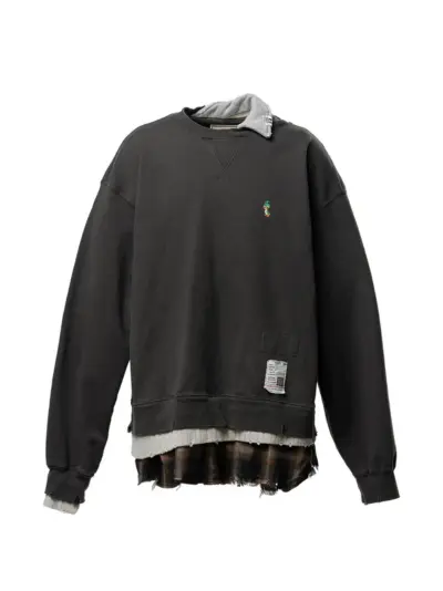 Maison MIHARA YASUHIRO layered sweatshirt - Grey