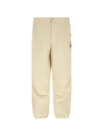 Maison MIHARA YASUHIRO ripstop logo patch trousers - Neutrals