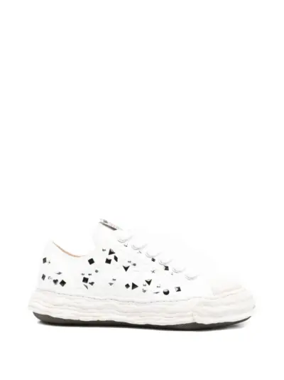 Maison MIHARA YASUHIRO stud-embellished chunky-sole sneakers - White