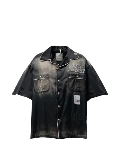 Maison MIHARA YASUHIRO sun faded shirt - Black