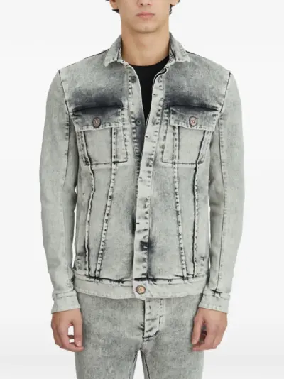 Masnada bleached denim jacket - Grey