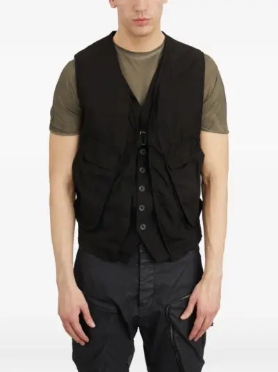 Masnada cotton gilet - Black