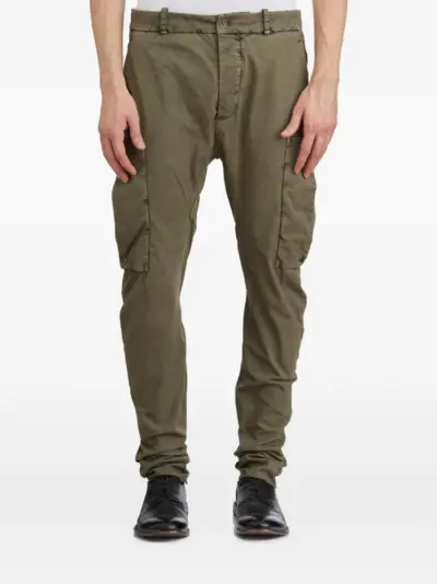 Masnada pocket cotton trousers - Green