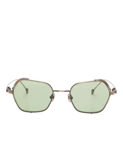 Matsuda geometric-frame sunglasses - Brown