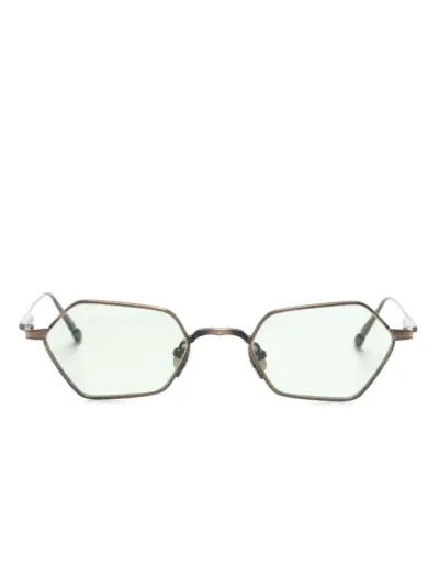 Matsuda geometric-frame titanium sunglasses - Grey