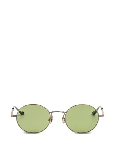 Matsuda round-frame side-shield sunglasses - Gold