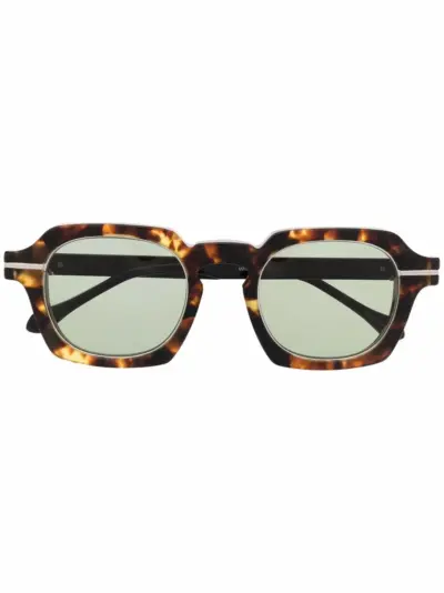 Matsuda tortoiseshell-frame sunglasses - Brown