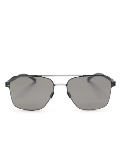 Mykita square-frame double-bridge sunglasses - Black