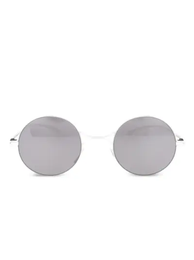 Mykita x Maison Margiela round-frame sunglasses - White