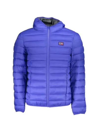 Norwegian Rain hooded quilted jacket - Blue