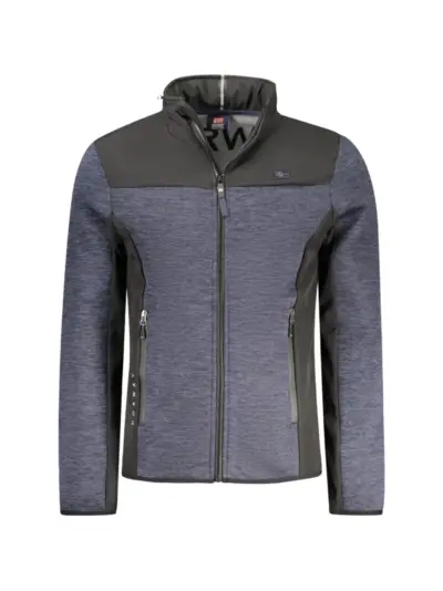 Norwegian Rain panelled zip-up sport jacket - Blue