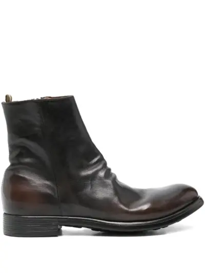 Officine Creative Chronicle leather boots - Brown