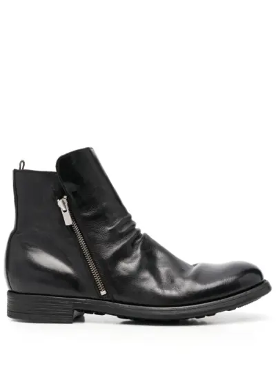 Officine Creative leather ankle boots - Black