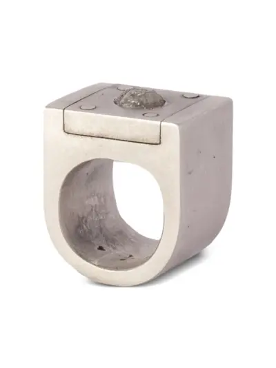 Parts of Four Plate diamond ring single - Neutrals