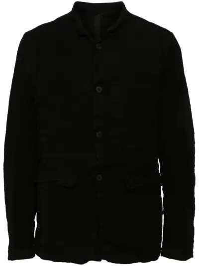 Poème Bohémien single-breasted shirt jacket - Black