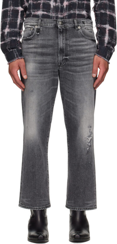 R13 Black X-Boyfriend Jeans