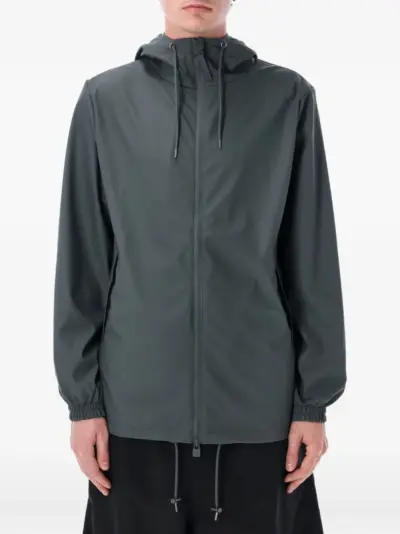 Rains Storm Breaker hooded zip jacket - Grey