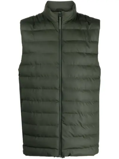 Rains padded sleeveless puffer gilet - Green