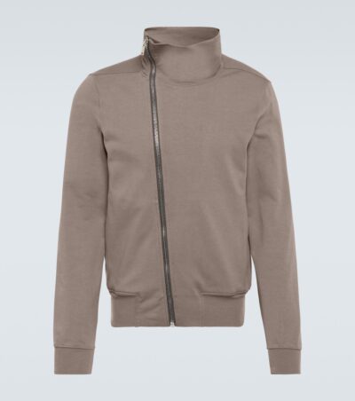 Rick Owens Bauhaus cotton zip-up jacket