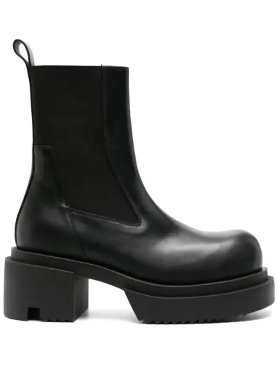 Rick Owens Beatle Bogun 60mm leather boots - Black