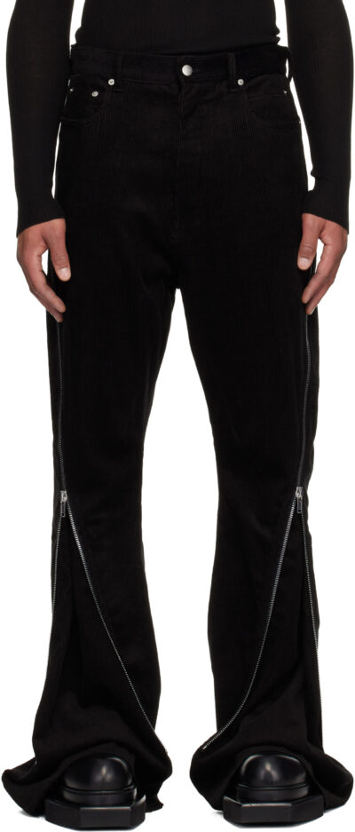 Rick Owens Black Concordians Bolan Banana Trousers