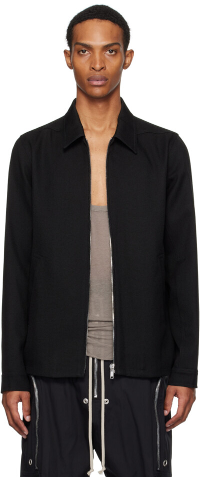 Rick Owens Black Concordians Brad Jacket