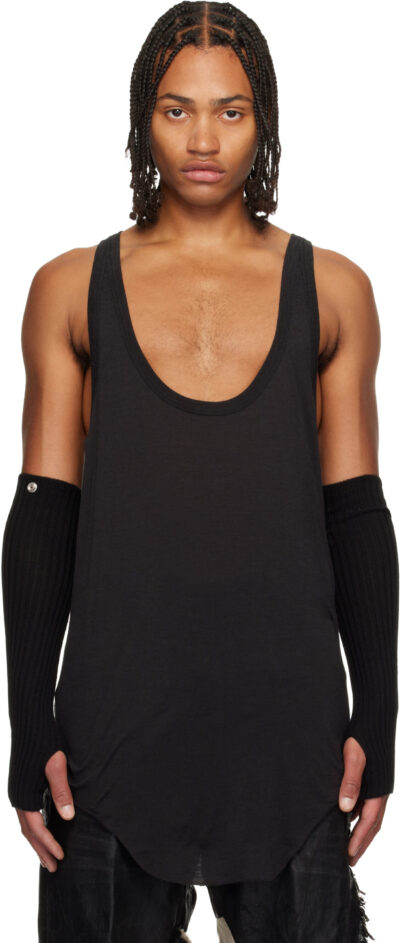 Rick Owens Black Concordians Pony Tank Top
