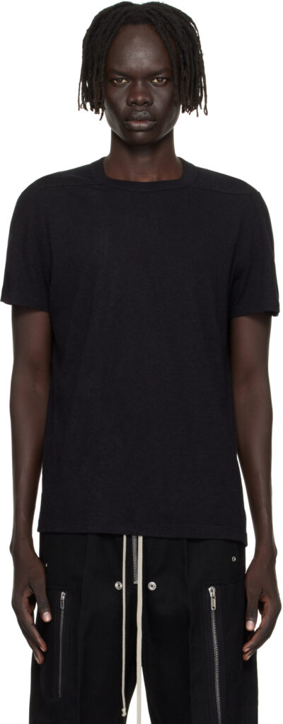 Rick Owens Black Concordians Short Level T-shirt