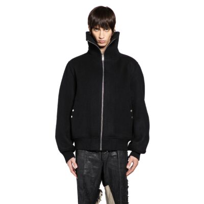 Rick Owens Blixa Dracucollar Wool Jacket
