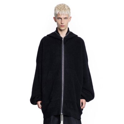 Rick Owens Concordians Gimp Hoodie Pversize in Alpaca Knit