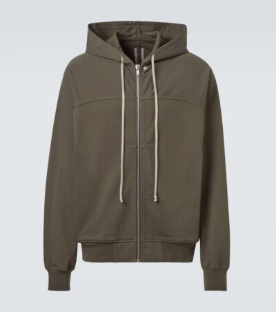 Rick Owens Cotton jersey hoodie