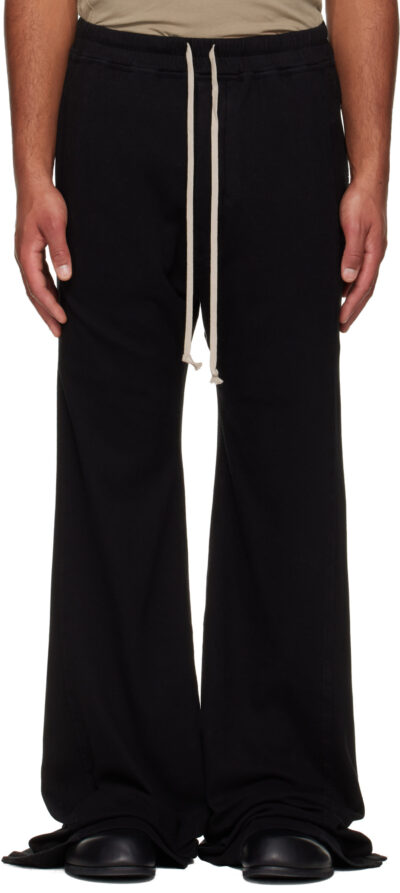 Rick Owens DRKSHDW Black Concordians Pusher Sweatpants