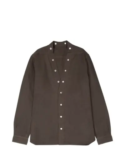 Rick Owens DRKSHDW Larry shirt - Brown
