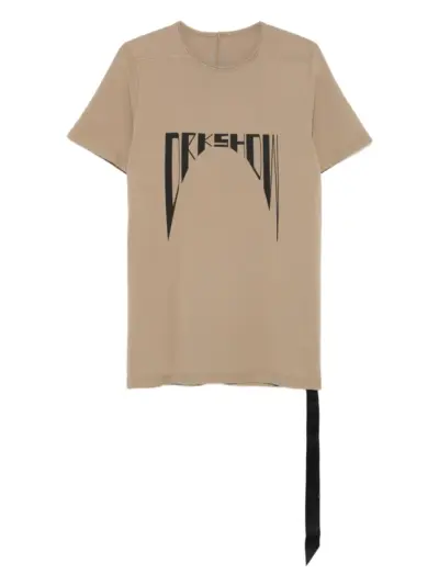 Rick Owens DRKSHDW graphic-print short-sleeve T-shirt - Neutrals