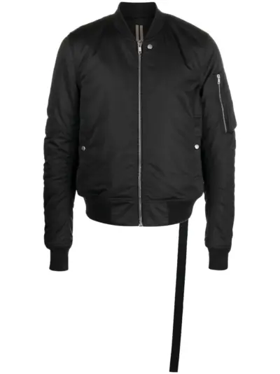 Rick Owens DRKSHDW stud-detail zipped bomber jacket - Black