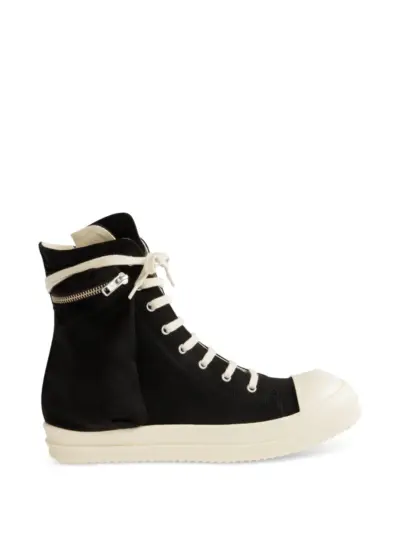 Rick Owens DRKSHDW zip cargo sneakers - Black