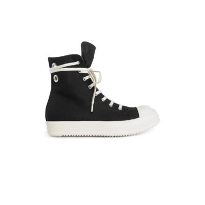 Rick Owens High-Top Canvas Sneaks