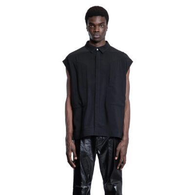 Rick Owens Hollywood Sleeveless Jumbo Shirt