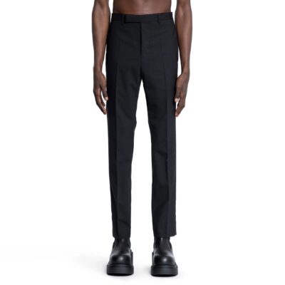 Rick Owens Hollywood Slim Astaires in Paper Finish Wool
