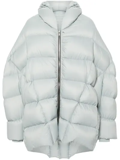 Rick Owens Jumbo Hooded Peter coat - Blue