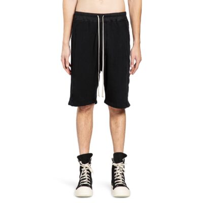 Rick Owens Knee Length Cotton Shorts