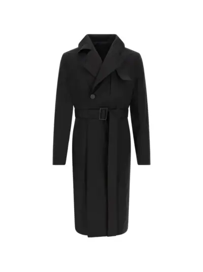 Rick Owens Mastodon double-breasted coat - Black