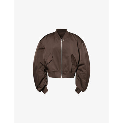 Rick Owens Mens Rick Owens Secchia Flight Woven Bomber Jacket