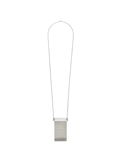 Rick Owens Portable Ashtray necklace - Silver
